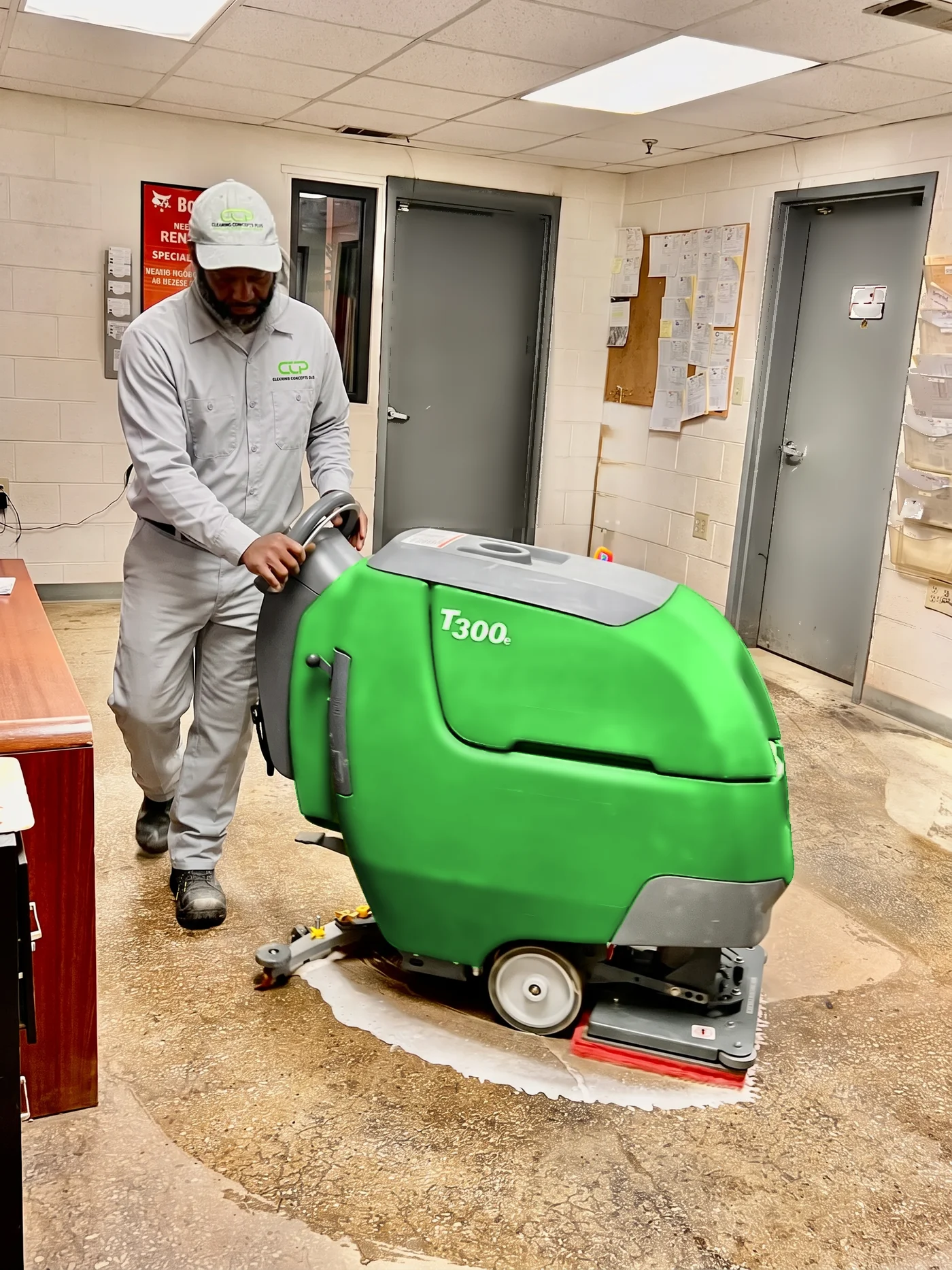 Common-area maintenance in a multi-tenant commercial facility